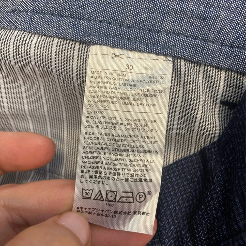 Banana Republic Navy Aiden Club Men Shorts -W30